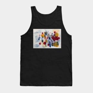 Monotype forest, original print by Geoff Hargraves Tank Top